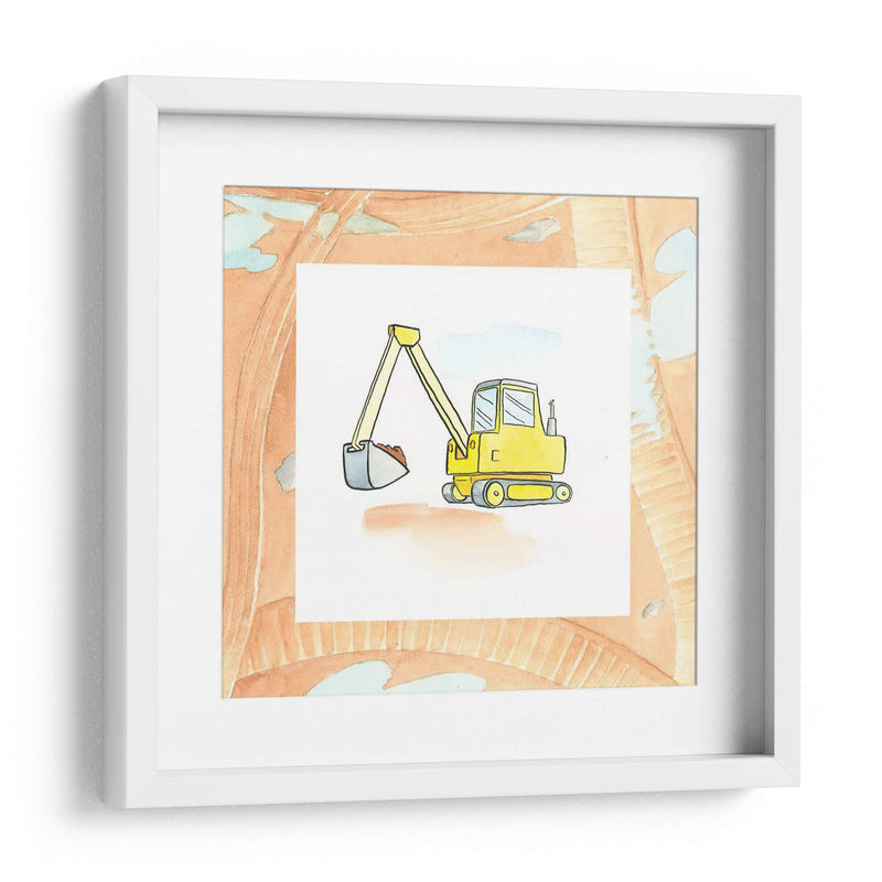 Charlies Backhoe - Charles Swinford | Cuadro decorativo de Canvas Lab