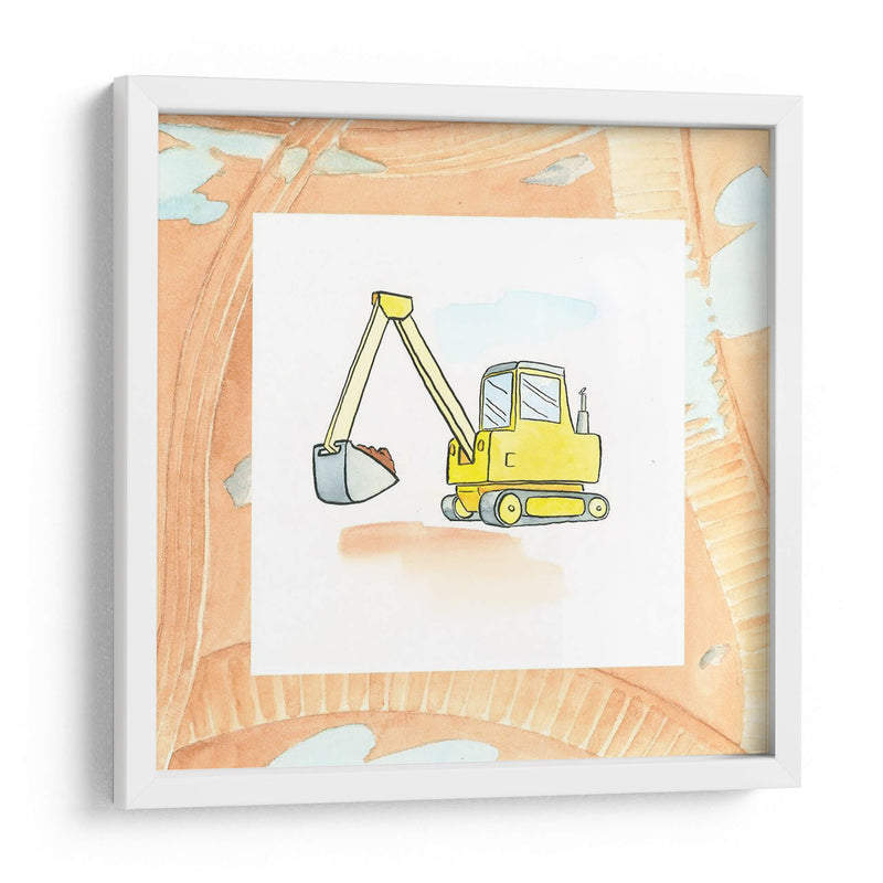 Charlies Backhoe - Charles Swinford | Cuadro decorativo de Canvas Lab