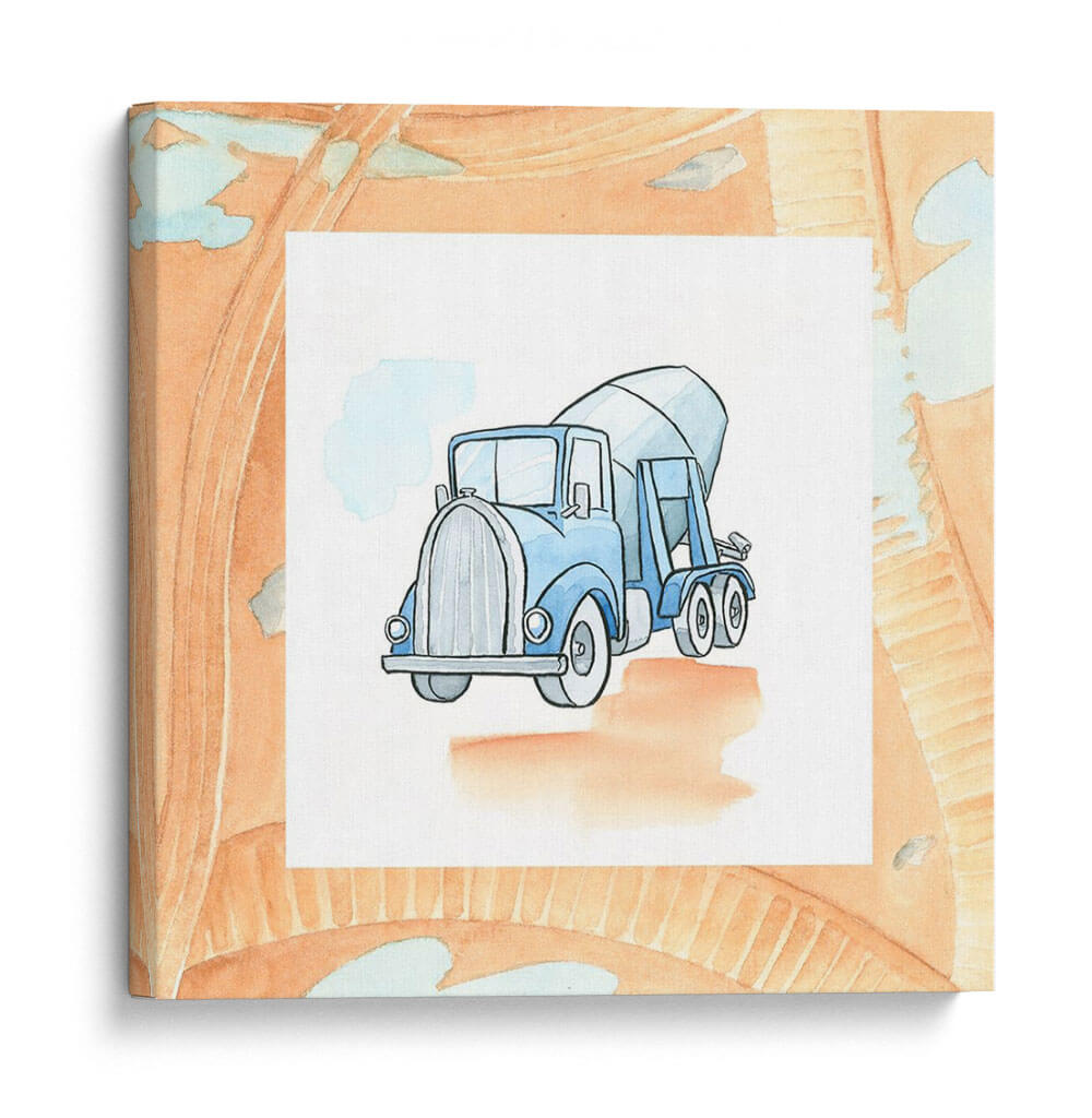 Mezclador De Cemento De Charlies - Charles Swinford | Cuadro decorativo de Canvas Lab