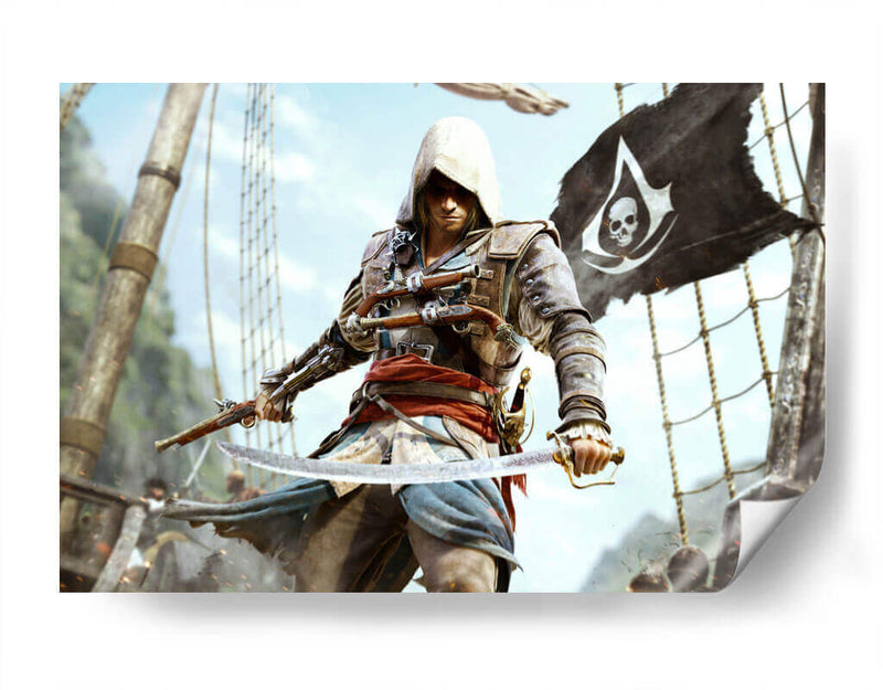 Assassins creed battleship II | Cuadro decorativo de Canvas Lab