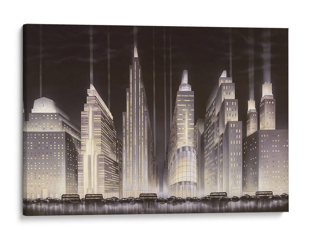Bulevar - William H. Bartlett | Cuadro decorativo de Canvas Lab