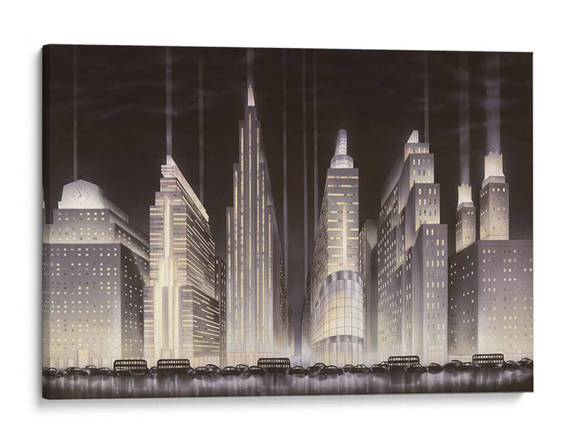 Bulevar - William H. Bartlett | Cuadro decorativo de Canvas Lab
