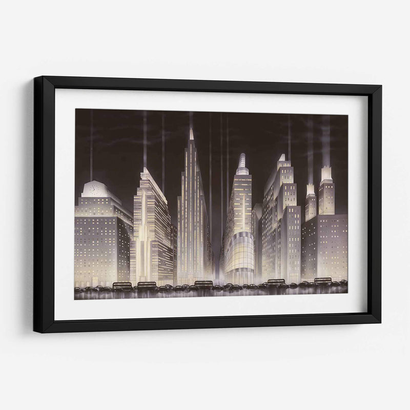 Bulevar - William H. Bartlett | Cuadro decorativo de Canvas Lab
