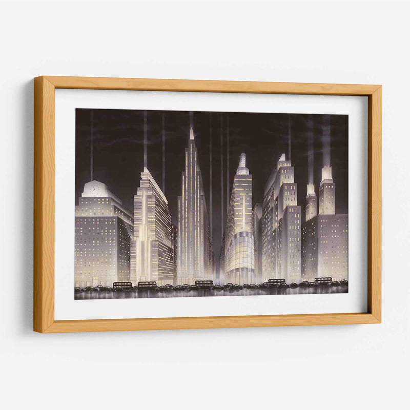 Bulevar - William H. Bartlett | Cuadro decorativo de Canvas Lab