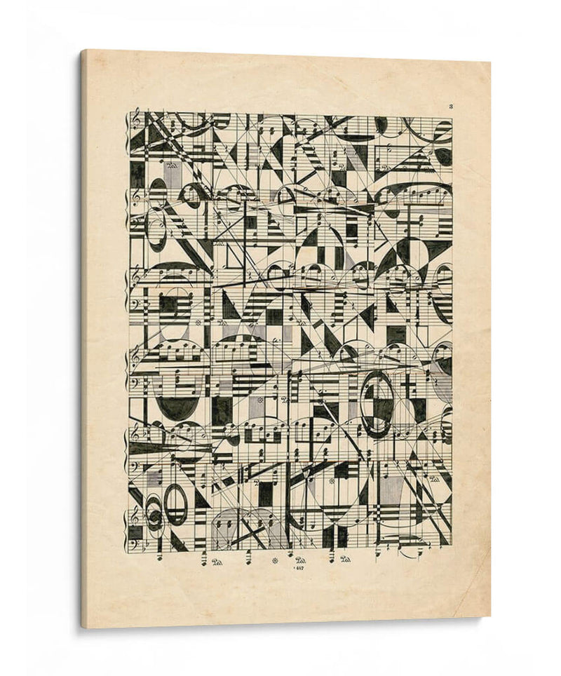 Notas Gráficas - Nikki Galapon | Cuadro decorativo de Canvas Lab