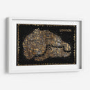 Glam Iconic Cities-Londres - A Very Modern Dog | Cuadro decorativo de Canvas Lab