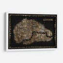Glam Iconic Cities-Londres - A Very Modern Dog | Cuadro decorativo de Canvas Lab