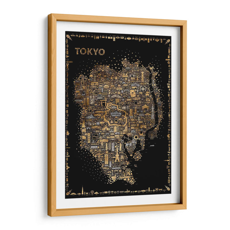 Glam Iconic Cities-Tokyo - A Very Modern Dog | Cuadro decorativo de Canvas Lab