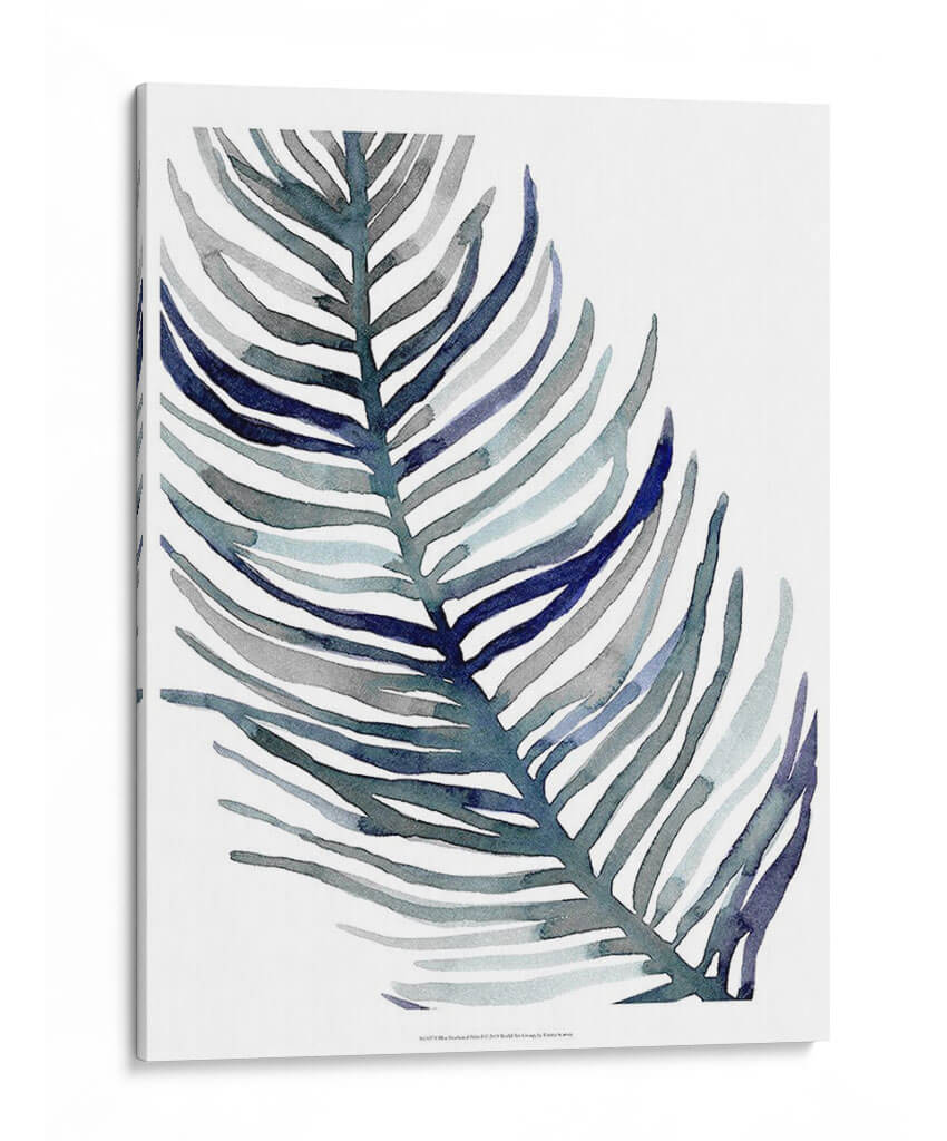 Palm De Plumas Azul I - Emma Scarvey | Cuadro decorativo de Canvas Lab