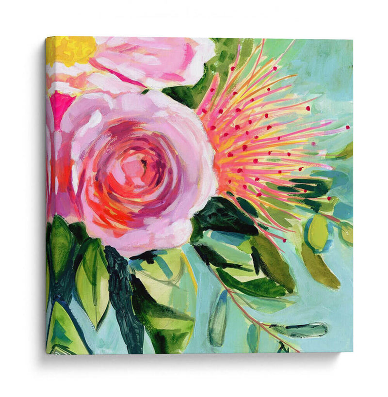 Brushy Floral I - Victoria Borges | Cuadro decorativo de Canvas Lab