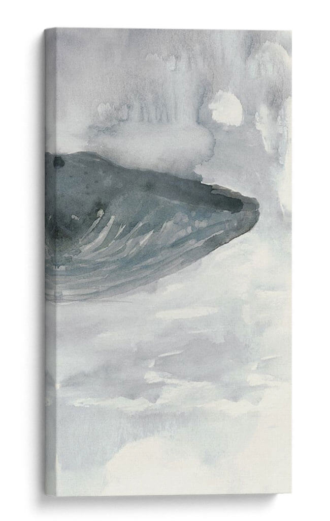 Tríptico De Ballena Azul Iii - A.C. Warren | Cuadro decorativo de Canvas Lab