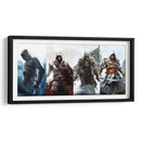Four warriors Assassins Creed | Cuadro decorativo de Canvas Lab