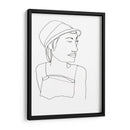 Cara De Contorno Iii - June Erica Vess | Cuadro decorativo de Canvas Lab