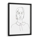 Cara De Contorno Iv - June Erica Vess | Cuadro decorativo de Canvas Lab