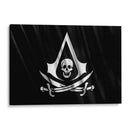 Pirate Skulls logo Assassins Creed | Cuadro decorativo de Canvas Lab