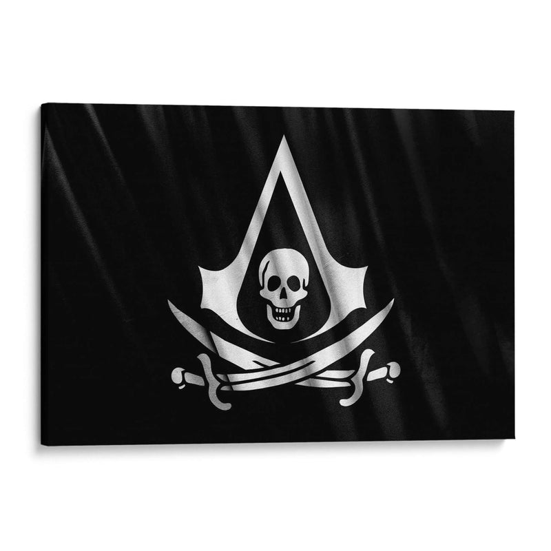 Pirate Skulls logo Assassins Creed | Cuadro decorativo de Canvas Lab