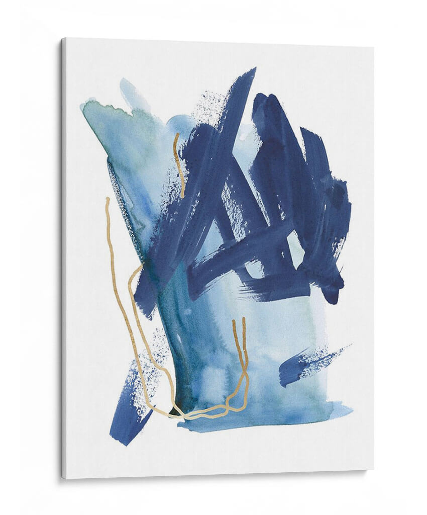 Indigo Chocando I - Melissa Wang | Cuadro decorativo de Canvas Lab