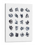 Syllabary I - Emma Scarvey | Cuadro decorativo de Canvas Lab
