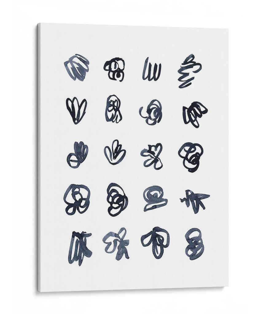 Syllabary Ii - Emma Scarvey | Cuadro decorativo de Canvas Lab