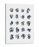 Syllabary Ii - Emma Scarvey | Cuadro decorativo de Canvas Lab