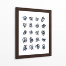 Syllabary Ii - Emma Scarvey | Cuadro decorativo de Canvas Lab