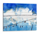 Líneas Urbanas Y Polos Iv - Scherrer Finch | Cuadro decorativo de Canvas Lab