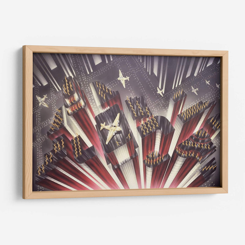 Gotham Air Corp - William H. Bartlett | Cuadro decorativo de Canvas Lab