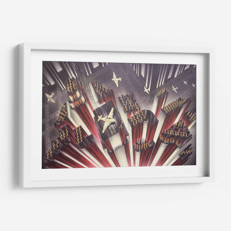 Gotham Air Corp - William H. Bartlett | Cuadro decorativo de Canvas Lab