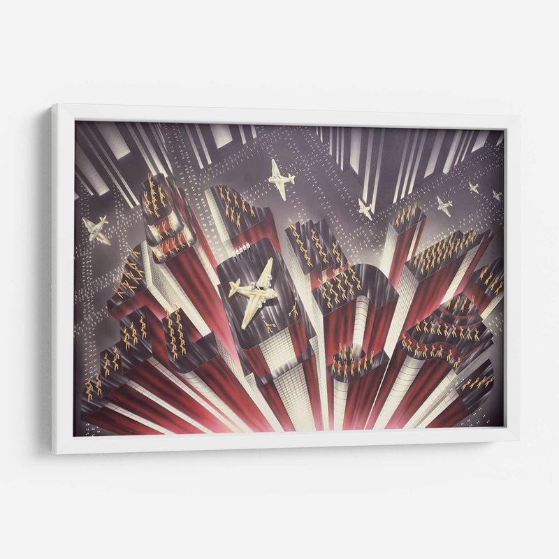 Gotham Air Corp - William H. Bartlett | Cuadro decorativo de Canvas Lab