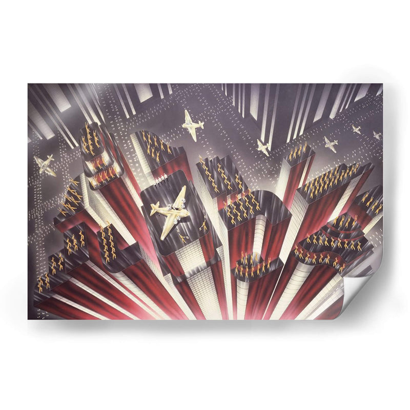 Gotham Air Corp - William H. Bartlett | Cuadro decorativo de Canvas Lab
