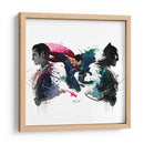 Superman y Batman | Cuadro decorativo de Canvas Lab