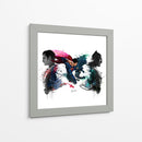 Superman y Batman | Cuadro decorativo de Canvas Lab