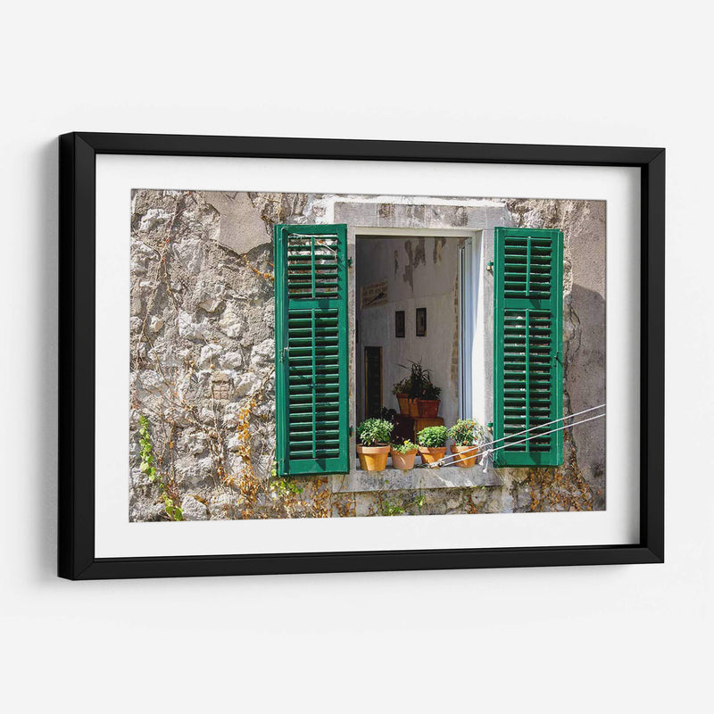 Vista De La Ventana - Kotor, Montenegro - Laura DeNardo | Cuadro decorativo de Canvas Lab