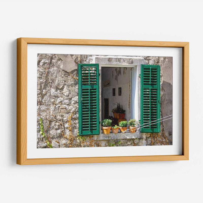 Vista De La Ventana - Kotor, Montenegro - Laura DeNardo | Cuadro decorativo de Canvas Lab