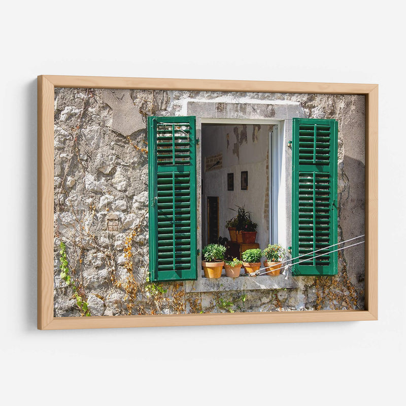 Vista De La Ventana - Kotor, Montenegro - Laura DeNardo | Cuadro decorativo de Canvas Lab