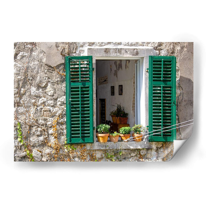 Vista De La Ventana - Kotor, Montenegro - Laura DeNardo | Cuadro decorativo de Canvas Lab