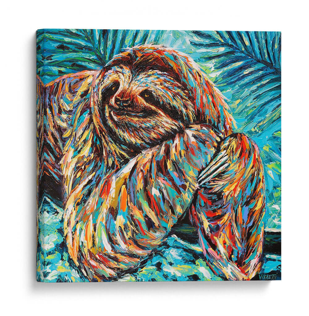 Pintado Sloth Ii - Carolee Vitaletti | Cuadro decorativo de Canvas Lab