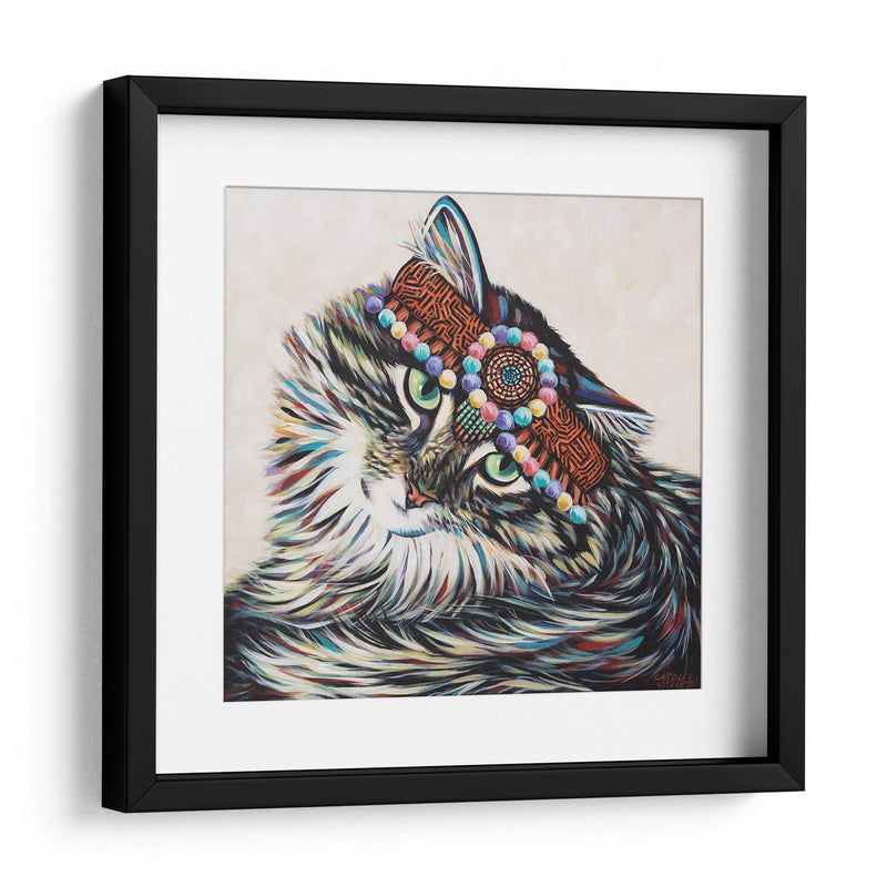 Hippie Cat I - Carolee Vitaletti | Cuadro decorativo de Canvas Lab