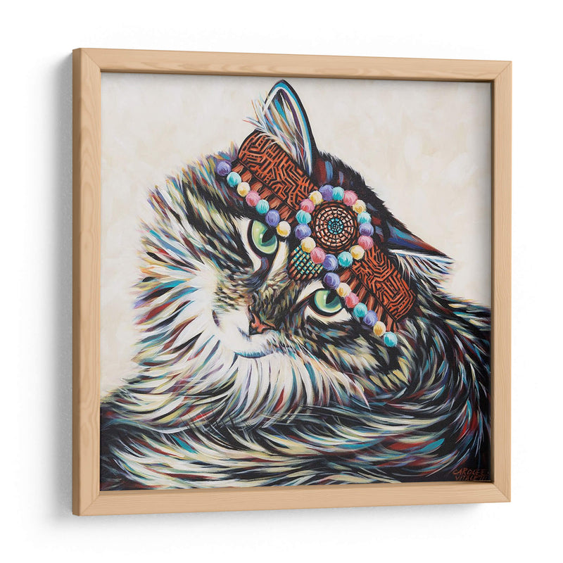 Hippie Cat I - Carolee Vitaletti | Cuadro decorativo de Canvas Lab