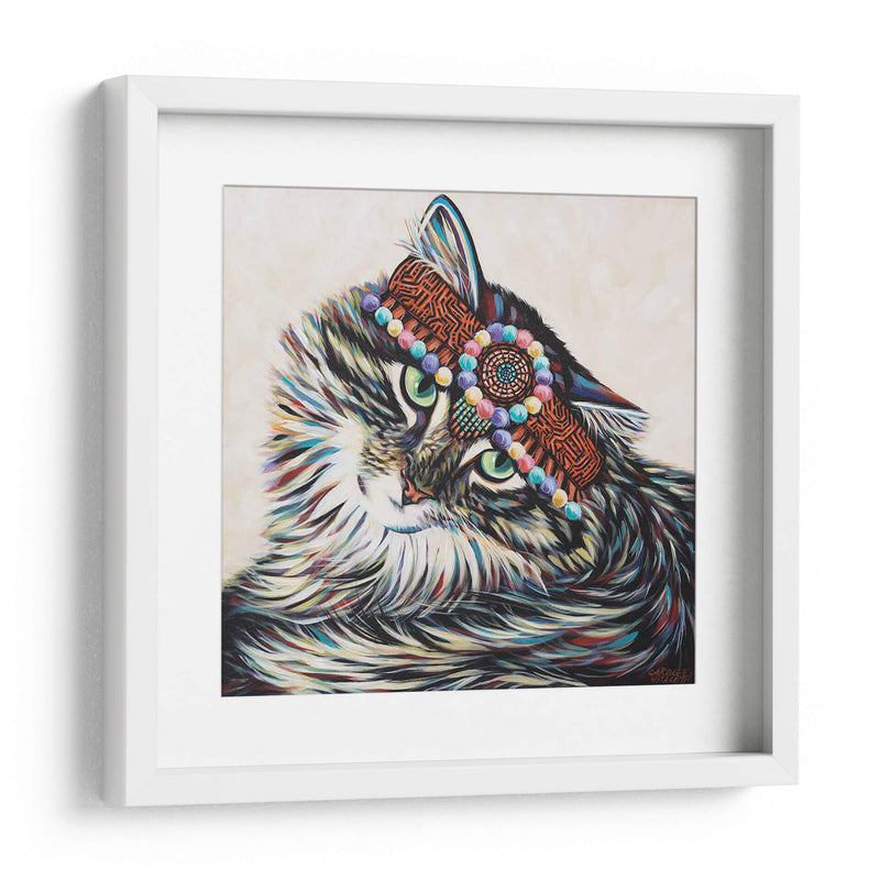 Hippie Cat I - Carolee Vitaletti | Cuadro decorativo de Canvas Lab