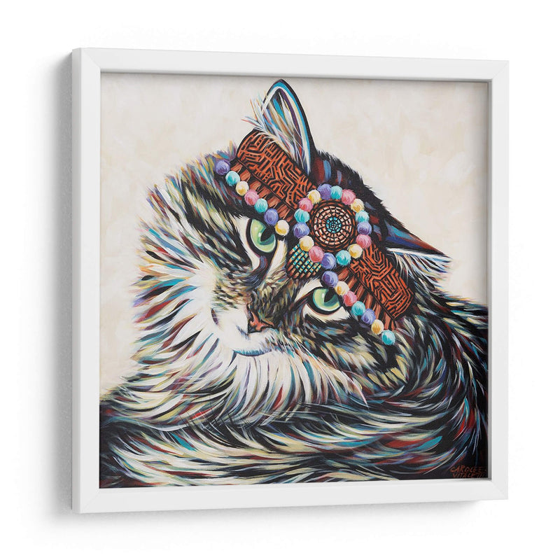 Hippie Cat I - Carolee Vitaletti | Cuadro decorativo de Canvas Lab