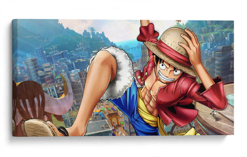 Monkey on the city | Cuadro decorativo de Canvas Lab