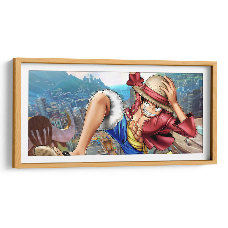 Monkey on the city | Cuadro decorativo de Canvas Lab