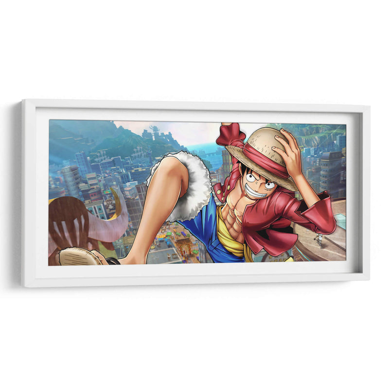 Monkey on the city | Cuadro decorativo de Canvas Lab