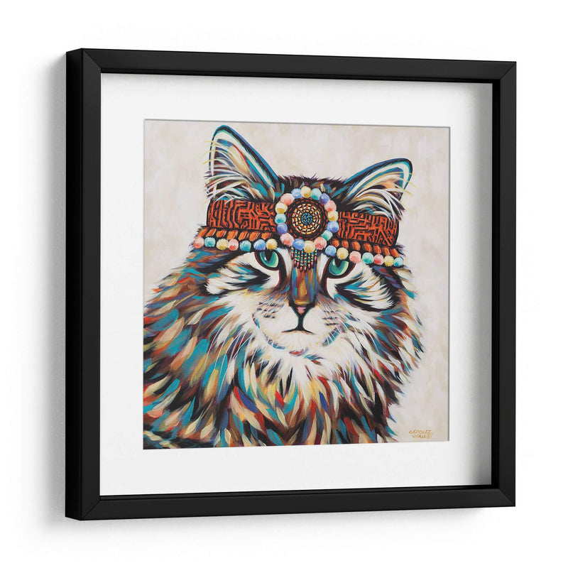 Hippie Cat Ii - Carolee Vitaletti | Cuadro decorativo de Canvas Lab