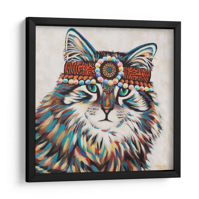 Hippie Cat Ii - Carolee Vitaletti | Cuadro decorativo de Canvas Lab