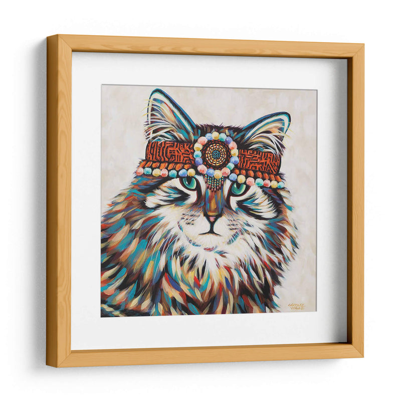 Hippie Cat Ii - Carolee Vitaletti | Cuadro decorativo de Canvas Lab