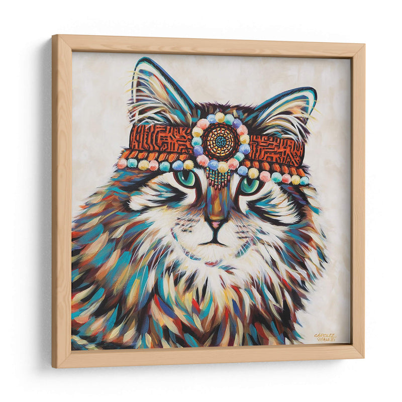 Hippie Cat Ii - Carolee Vitaletti | Cuadro decorativo de Canvas Lab