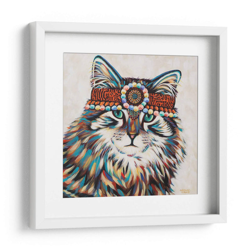 Hippie Cat Ii - Carolee Vitaletti | Cuadro decorativo de Canvas Lab