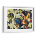 Monkey on the map | Cuadro decorativo de Canvas Lab